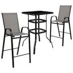 Flash Furniture TLH-073H092H-GR-GG Chair & Table Set, Outdoor