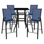 Flash Furniture TLH-073H092H4-NV-GG Chair & Table Set, Outdoor
