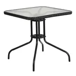 Flash Furniture TLH-073R-BK-GG Table, Outdoor