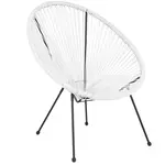 Flash Furniture TLH-094-WHITE-GG Chair, Lounge, Outdoor