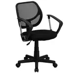 Flash Furniture WA-3074-BK-A-GG Chair, Swivel