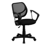 Flash Furniture WA-3074-BK-A-GG Chair, Swivel