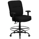 Flash Furniture WL-735SYG-BK-AD-GG Work Stool