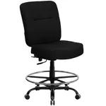 Flash Furniture WL-735SYG-BK-D-GG Work Stool