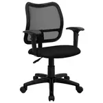 Flash Furniture WL-A277-BK-A-GG Chair, Swivel