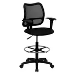 Flash Furniture WL-A277-BK-AD-GG Work Stool