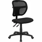 Flash Furniture WL-A7671SYG-BK-GG Chair, Swivel