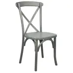 Flash Furniture X-BACK-GREY Chair, Side, Stacking, Indoor