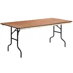 Flash Furniture XA-3672-P-GG Folding Table, Rectangle