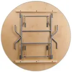 Flash Furniture XA-60-BIRCH-M-GG Folding Table, Round