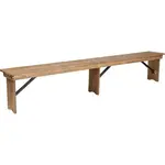 Flash Furniture XA-B-96X12-L-GG Bench, Indoor, Folding