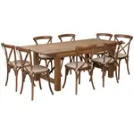 Flash Furniture XA-FARM-10-GG Chair & Table Set, Indoor