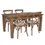 Flash Furniture XA-FARM-18-GG Chair & Table Set, Indoor