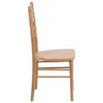 Flash Furniture XS-NATURAL-GG Chair, Side, Stacking, Indoor