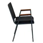 Flash Furniture XU-60154-BK-GG Chair, Armchair, Stacking, Indoor
