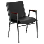 Flash Furniture XU-60154-BK-VYL-GG Chair, Armchair, Stacking, Indoor