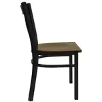 Flash Furniture XU-6FOBXBK-MAHW-GG Chair, Side, Indoor