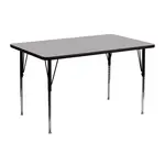 Flash Furniture XU-A2448-REC-GY-H-A-GG Table, Indoor, Activity
