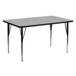 Flash Furniture XU-A2460-REC-GY-H-A-GG Table, Indoor, Activity