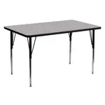 Flash Furniture XU-A3060-REC-GY-H-A-GG Table, Indoor, Activity