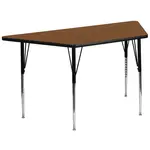 Flash Furniture XU-A3060-TRAP-OAK-H-A-GG Table, Indoor, Activity