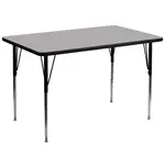 Flash Furniture XU-A3672-REC-GY-H-A-GG Table, Indoor, Activity