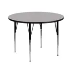 Flash Furniture XU-A42-RND-GY-H-A-GG Table, Indoor, Activity