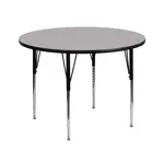 Flash Furniture XU-A42-RND-GY-T-A-GG Table, Indoor, Activity