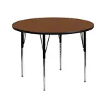 Flash Furniture XU-A42-RND-OAK-H-A-GG Table, Indoor, Activity