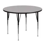 Flash Furniture XU-A48-RND-GY-T-A-GG Table, Indoor, Activity