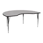 Flash Furniture XU-A4872-KIDNY-GY-H-A-GG Table, Indoor, Activity