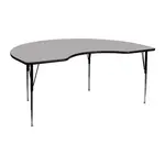 Flash Furniture XU-A4872-KIDNY-GY-T-A-GG Table, Indoor, Activity