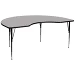 Flash Furniture XU-A4896-KIDNY-GY-H-A-GG Table, Indoor, Activity