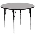 Flash Furniture XU-A60-RND-GY-T-A-GG Table, Indoor, Activity