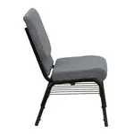 Flash Furniture XU-CH-60096-BEIJING-GY-BAS-GG Chair, Side, Stacking, Indoor