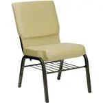 Flash Furniture XU-CH-60096-BGE-BAS-GG Chair, Side, Stacking, Indoor