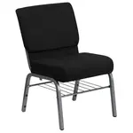 Flash Furniture XU-CH0221-BK-SV-BAS-GG Chair, Side, Stacking, Indoor