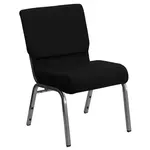 Flash Furniture XU-CH0221-BK-SV-GG Chair, Side, Stacking, Indoor
