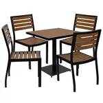 Flash Furniture XU-DG-10456036-GG Chair & Table Set, Outdoor