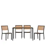 Flash Furniture XU-DG-304860364-GG Chair & Table Set, Outdoor