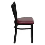 Flash Furniture XU-DG-60099-COF-BURV-GG Chair, Side, Indoor