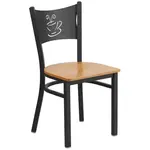 Flash Furniture XU-DG-60099-COF-NATW-GG Chair, Side, Indoor