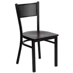 Flash Furniture XU-DG-60115-GRD-MAHW-GG Chair, Side, Indoor