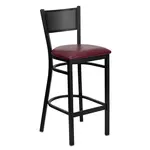 Flash Furniture XU-DG-60116-GRD-BAR-BURV-GG Bar Stool, Indoor