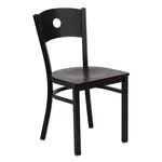 Flash Furniture XU-DG-60119-CIR-MAHW-GG Chair, Side, Indoor