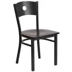Flash Furniture XU-DG-60119-CIR-WALW-GG Chair, Side, Indoor