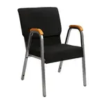 Flash Furniture XU-DG-60156-BK-GG Chair, Armchair, Stacking, Indoor