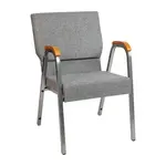 Flash Furniture XU-DG-60156-GY-GG Chair, Armchair, Stacking, Indoor