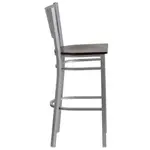 Flash Furniture XU-DG-60402-BAR-MAHW-GG Bar Stool, Indoor