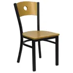 Flash Furniture XU-DG-6F2B-CIR-NATW-GG Chair, Side, Indoor